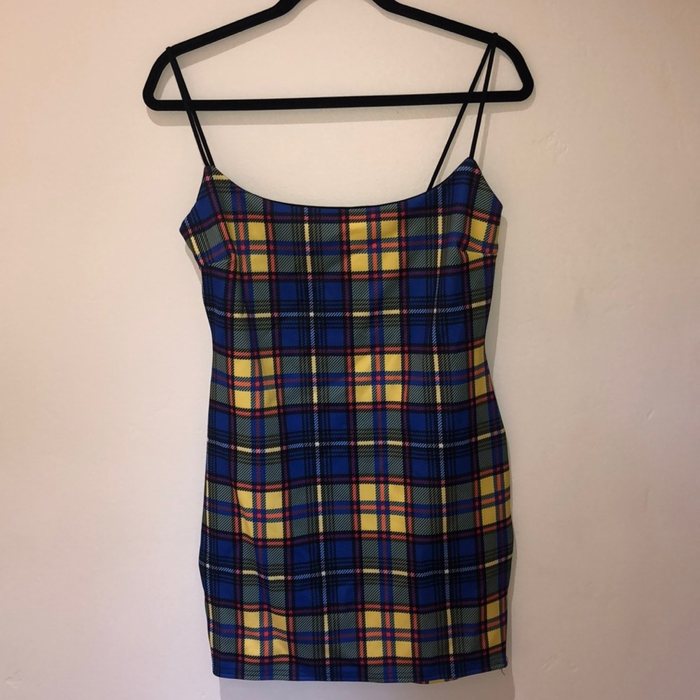 Boohoo Plaid Dress